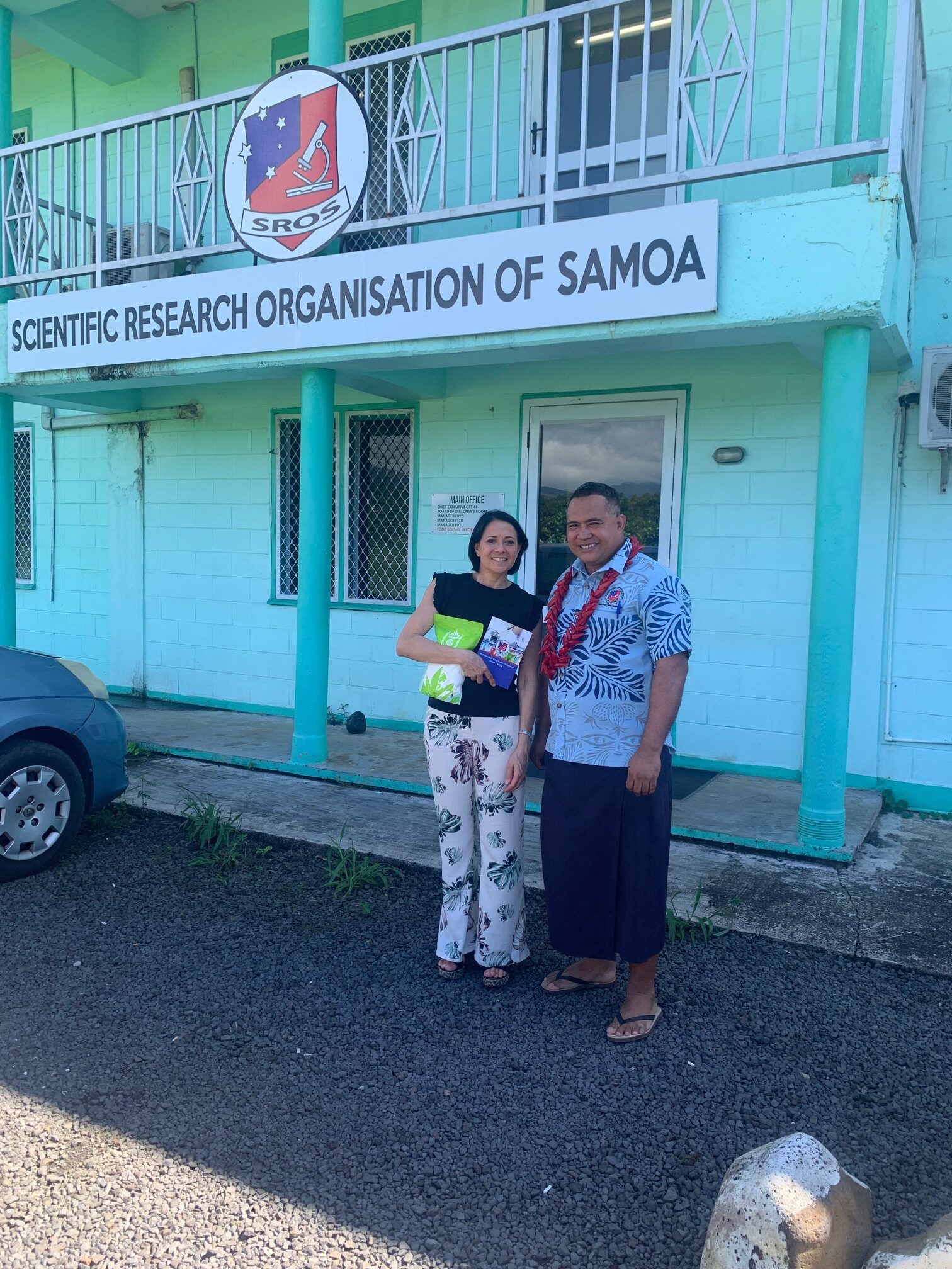 Rencontre avec l’équipe du Scientific Research Organisation of Samoa